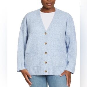 Ella Moss Light Blue Cardigan Sweater